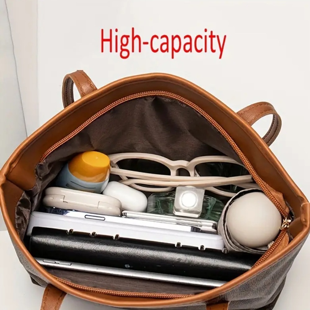 NEW| Women's Geometric Print Trendy Shoulder Bag - Picture 2 of 9